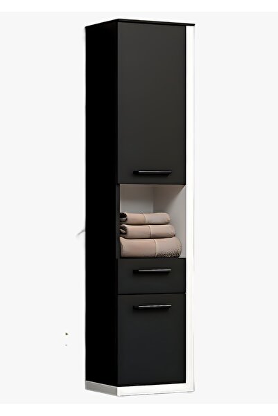 ANZERA Aqua Boy Dolabı Siyah - Beyaz