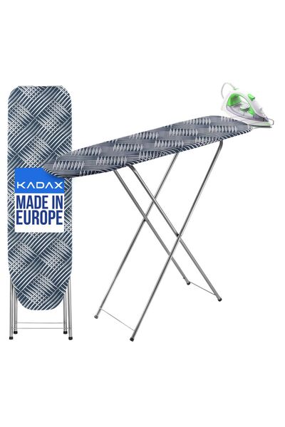 KADAX Masă de călcat pliabilă 104x30cm cu suport pentru fier de călcat, ușor,...
