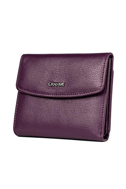 Grande Women's Genuine Leather Wallet Stylish Design Multi-Compartment Portfolio