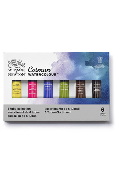 Winsor Newton Winsor & Newton Cotman Sulu Boya Seti 6 Tube Set (6 x 8ml)