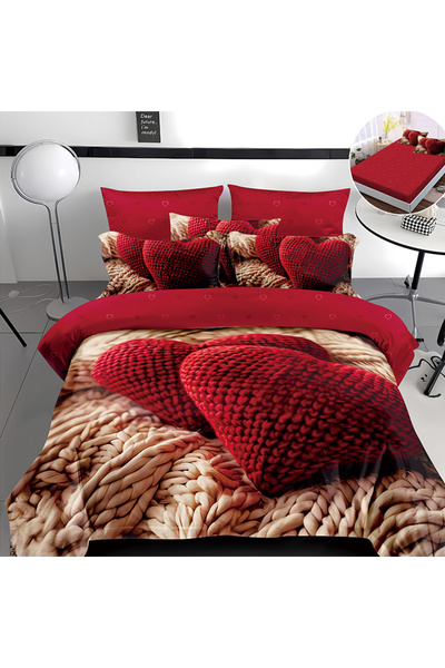 OEM Duvet Cover Set with Stretchy for double bed 2 people, PRV, Finet 4 piece...