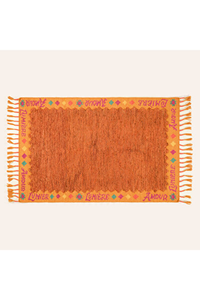 Zsa Zsa Zsu Tohana Saçaklı Jüt Kilim 80x150 Cm Tarçın