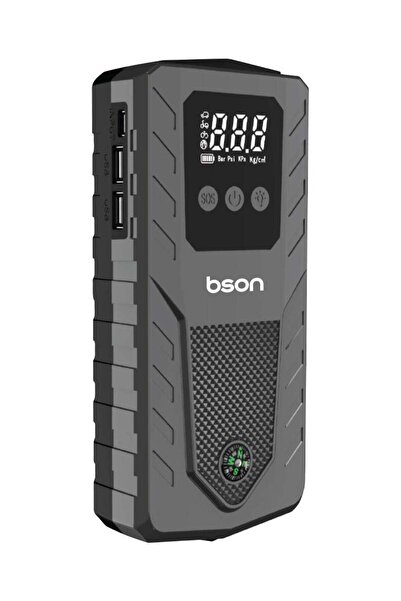 bson Survival 4-in-1 Premium Jump Starter - 12000mAh Power Bank, Digital Disp...