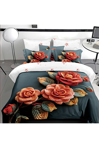 OEM Duvet Cover Set with Stretchy for double bed 2 people, PRV, Finet 4 piece...