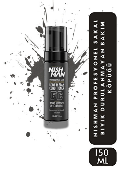 NISHMAN PROFESYONEL SAKAL & BIYIK DURULANMAYAN BAKIM KÖPÜĞÜ 150 ML
