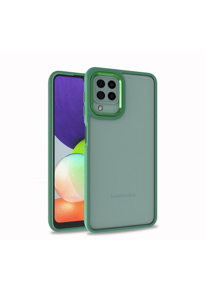 Generic Brand Galaxy M32 Case Gzgn Flora Cover - Green