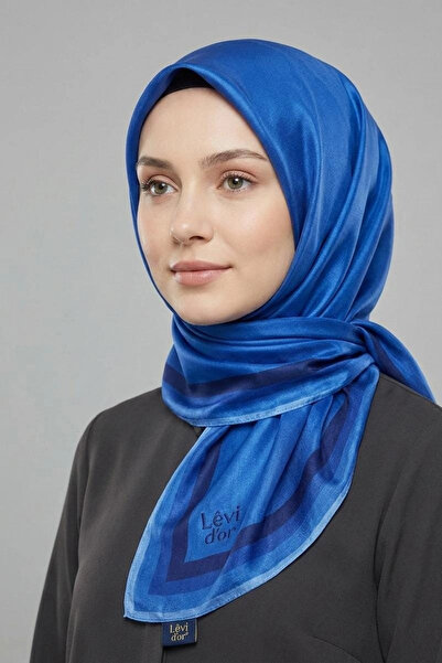 Levidor Amber Scarf-Dark Blue