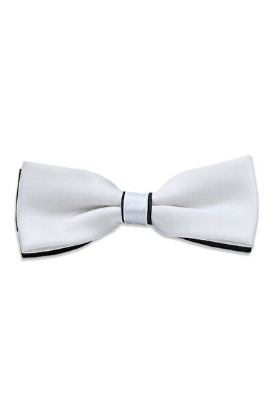 She Black + White Bow Tie