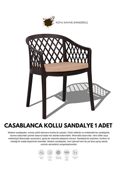 Daim Plastik CASABLANCA LÜX CAFE & RESTAURANT SANDALYESİ