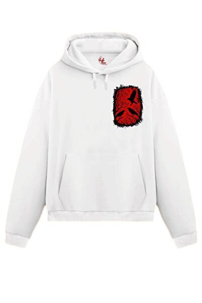 Rabona Fashion Red Raven Sweatshirt / Hoodie (Optional)