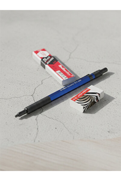 Scrikss Graph-X Versatil Tip Pen Tip+Eraser 3-Piece School Set Crystal Box 0....