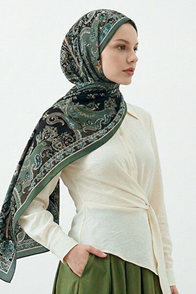 InStyle Шарф з м'якої бавовни з мотивом крапель