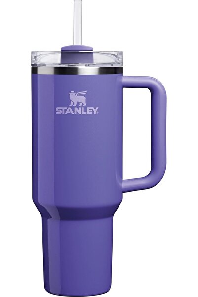 Stanley Quencher H2.O Flowstate™ Tumbler Pipetli Termos | 1.18L Parlak Mor