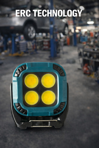 ERCTECH Şarjlı LED El Lambası – Kamp, Oto Tamir ve Outdoor Kullanım
