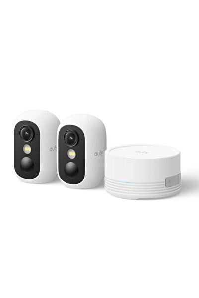 eufy Wireless Security Camera System eufyCam C35, 2x1080p, IP67, Color Night,...