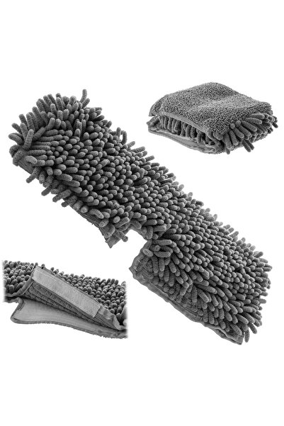 KADAX Rezervă mop plat, cap din microfibră, plat, 42x14cm