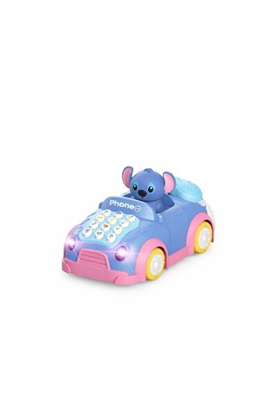 Mixbo Mixbo interactiv cu telefon albastru pentru animale, mașină cu lumini ș...
