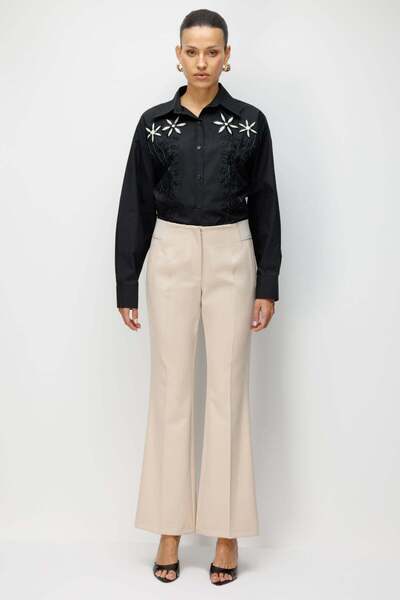 Ekol Flared Elastic Pants