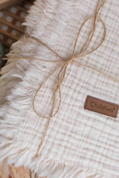minibird baby 100% Cotton 4 Layer Muslin Blanket