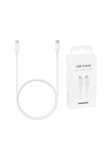 Samsung USB-C to Type-C Super Fast Charging Data Cable 5A, 1m - (EP-DN975BWEG...