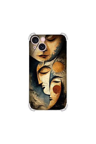 PrintiFy حافظة حماية للزوايا متوافقة مع هاتف iPhone 13 Metamorphosis Clear Dr...