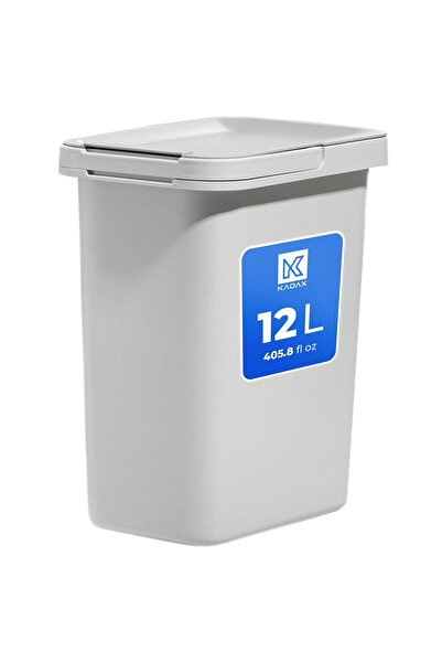 KADAX Container de separare a deșeurilor suspendat, găleată de cenușă de 12 l...