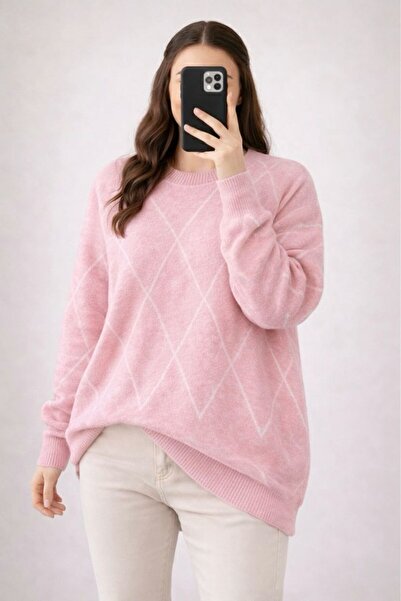 bubiee baby Women's Soft-Textured Diamond Patterned Stylish Knitwear Sweater ...