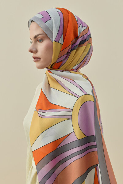 Merwishop Merwish Mucci Women's Shawl 2611 Orange