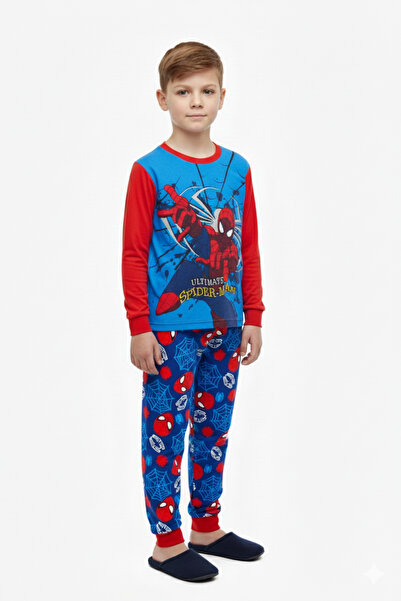 Bidani -Boys Night Pajama Set – Long Sleeve Cotton Blend Sleepwear, 2–9 Years