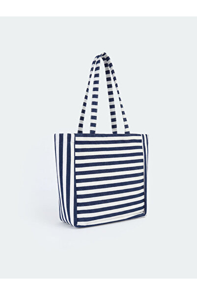 LC Waikiki Striped women's beach bag