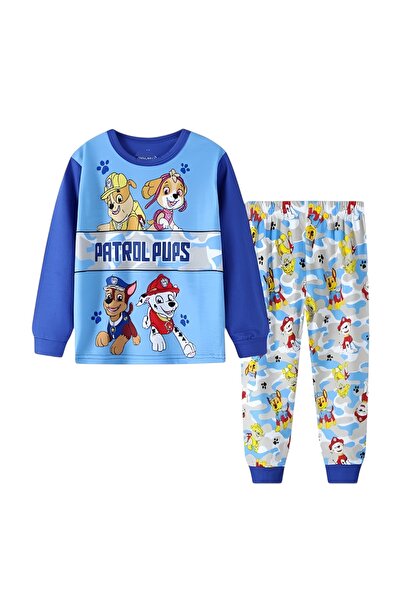 Bidani -Boys Night Pajama Set – Long Sleeve Cotton Blend Sleepwear, 3–7 Years
