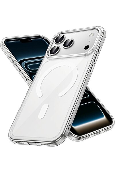 iPhone 17 Pro Max Şeffaf Magsafe Kılıf