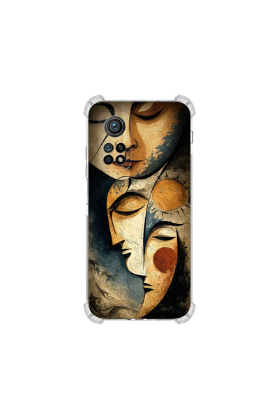 PrintiFy حافظة حماية للزوايا متوافقة مع هاتف Mi 10T بتصميم Metamorphosis Clea...