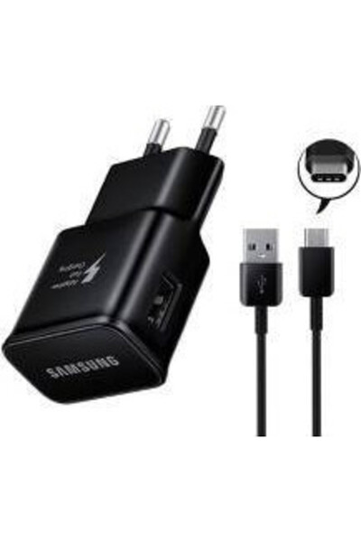 Samsung Φορτιστής τοίχου με ενσωματωμένο καλώδιο Type-C, 2A, αυθεντικός (EP-T...