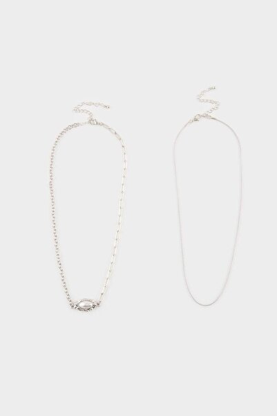 DeFacto Women's 2-Piece Necklace H0831Axns