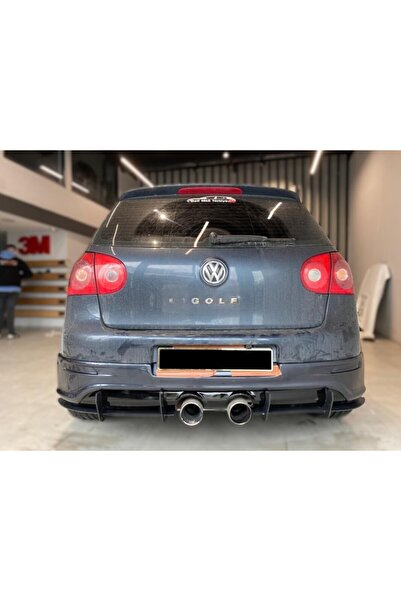 Tuning Vadisi Golf 5 R32 Tampon Uyumlu Difüzör Flap 6 parça Parlak Siyah 2003...
