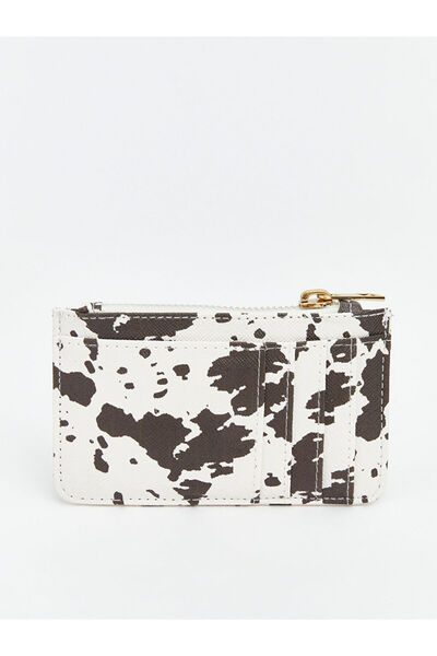 LC Waikiki إكرو بينيك منقوش مظهر جلدي نساء محفظة