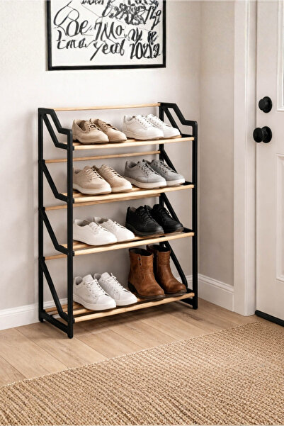 HOMİNG Modularni organizator za cipele od punog drveta 242494