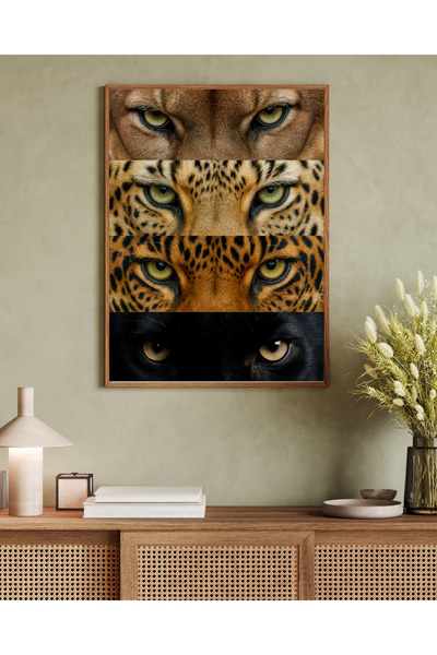 Tuba Decor Еднокомпонентна дървена рамка за хол, салон и кухненска маса, сери...