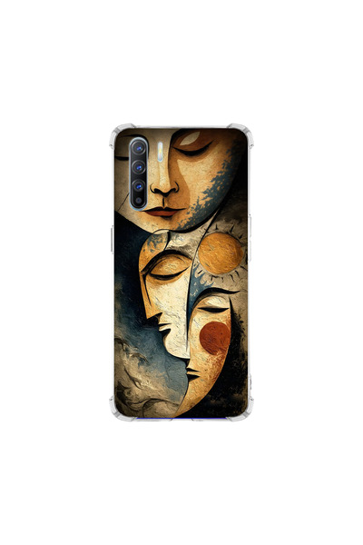 PrintiFy حافظة حماية للزوايا متوافقة مع هاتف اوبو رينو 3 ميتامورفوس بيراك روي...