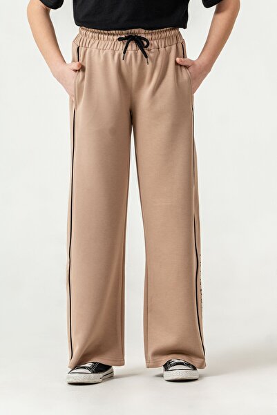 Mışıl Kids Sol Garni Parça Trendsetter Printed Wide-Leg Pack Girls' Sweatpants