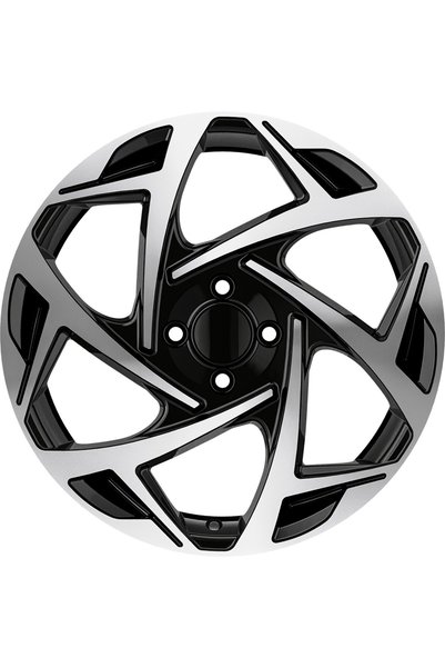 değer 5*115*17*7.5 ET45 CH70.2 GLOSS BLACK DIAMOND FD-17290