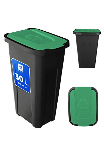 KADAX Waste Bin 30L Waste Sorting Container with Lid