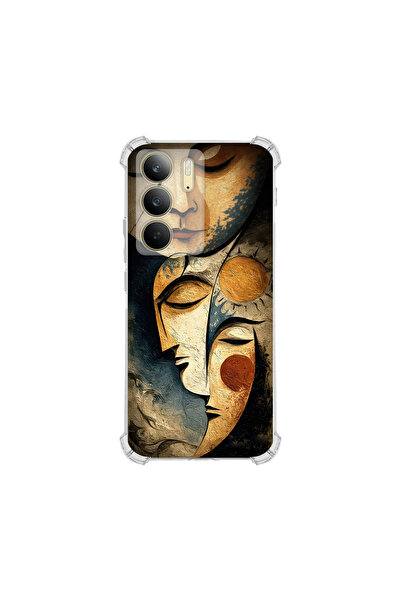 PrintiFy حافظة حماية للزوايا متوافقة مع Realme C75 بتصميم Metamorphosis Clear...