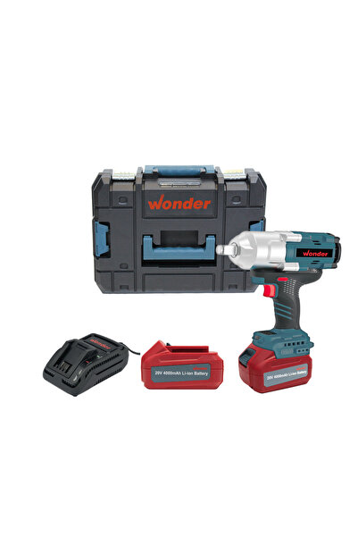 Wonder WAS12S4 20V 4.0Ah Li-ion Çift Akülü Kömürsüz Somun Sıkma 1300Nm