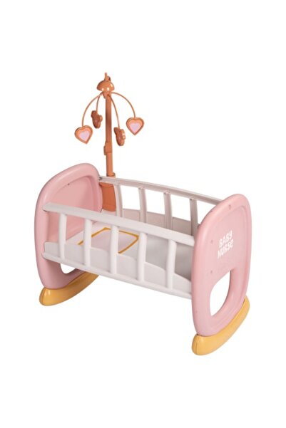 Smoby Baby Nurse Baby's Cot with Carousel