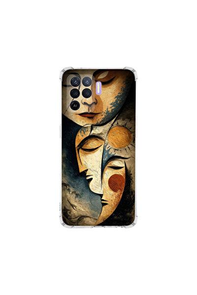 PrintiFy حافظة حماية للزوايا متوافقة مع هاتف اوبو A94 ميتامورفوس بيراك روي در...