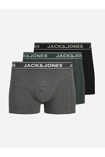 Jack & Jones Pack of 3 - Printed Waistband Trunks