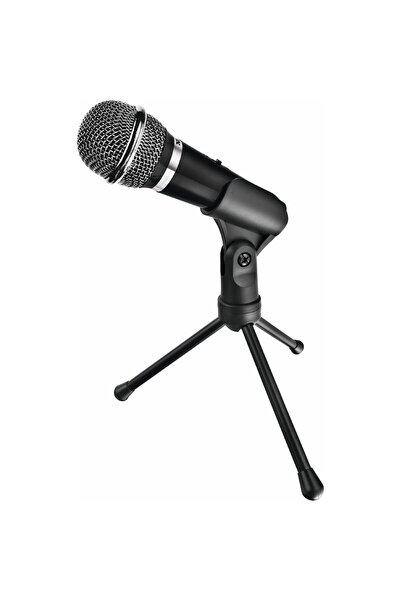 Trust Микрофон, TRUST, със статив, черен