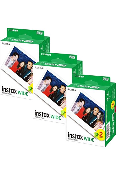 Fujifilm Instax WIDE Instant Films 3 Packs X 20 Films 60 Shots